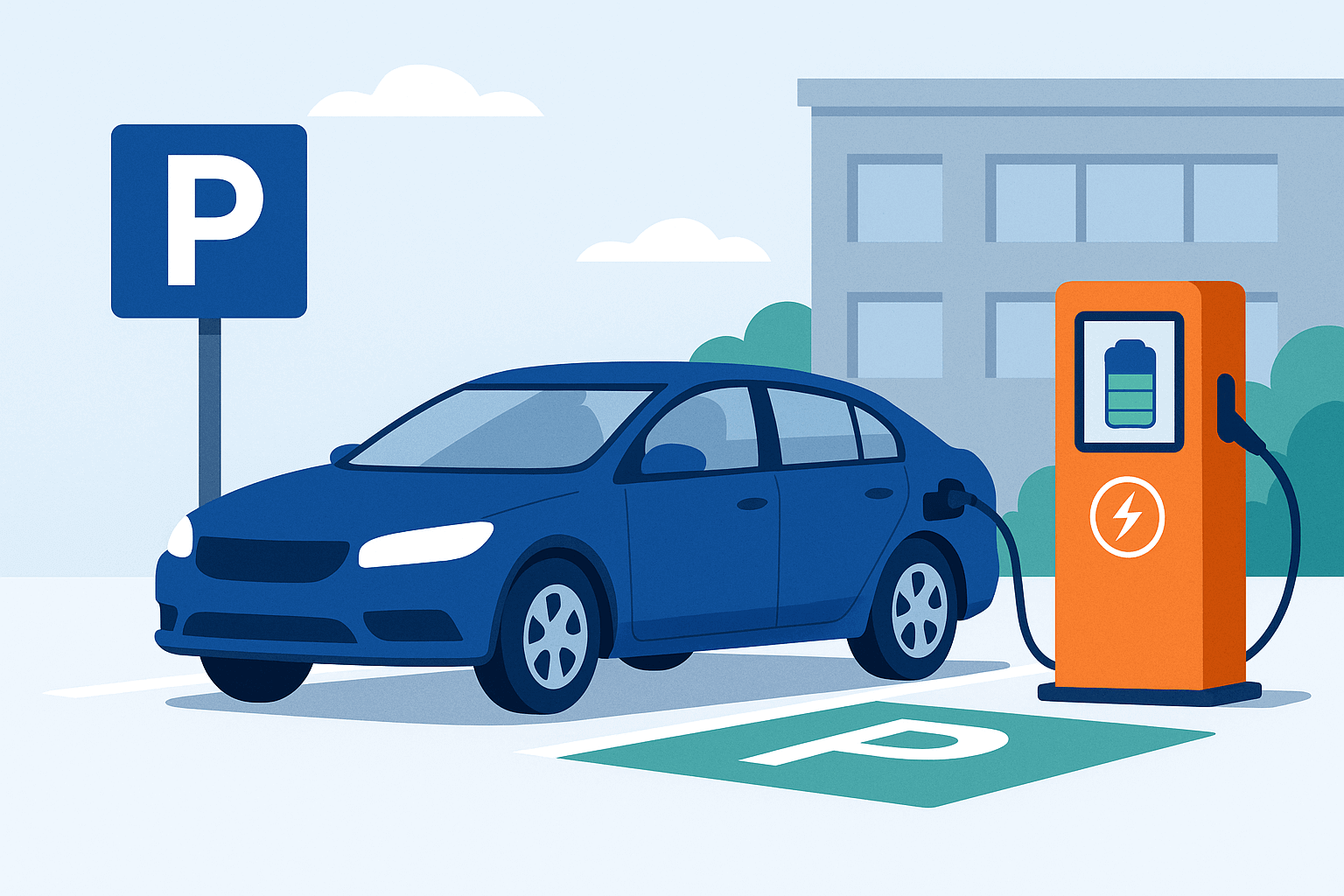 Parken & Laden: So kombinieren Unternehmen E-Mobilität mit digitalem Parkraummanagement