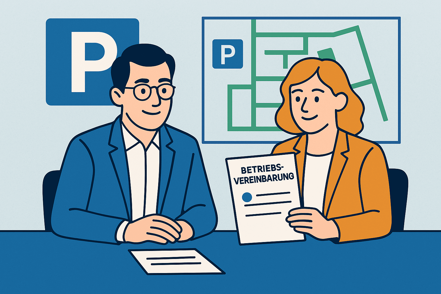Betriebsvereinbarung Parken: So regeln Unternehmen faire Parkplatznutzung